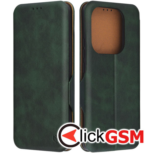 Accesoriu Husa Safe Wallet Verde Xiaomi Redmi Note 14 5G