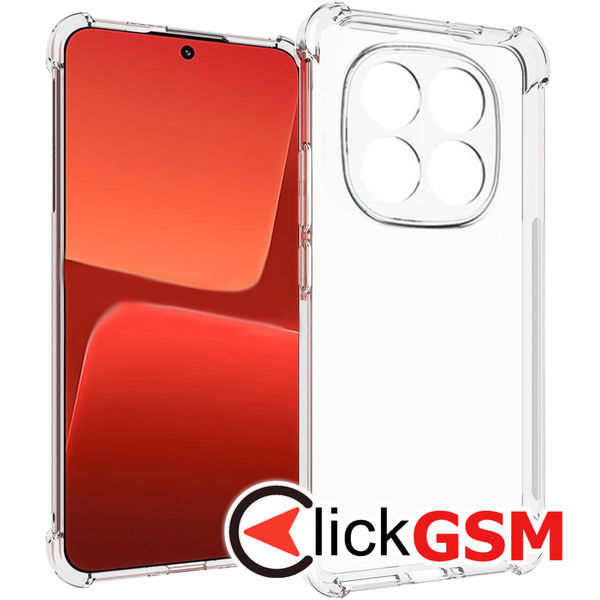 Accesoriu Husa Shockproof Transparenta Xiaomi Redmi Note 14 Pro