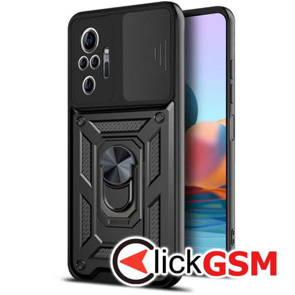 Accesoriu Husa CamShield Negru Xiaomi Redmi Note 10 Pro