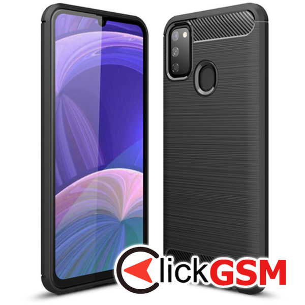 Accesoriu Carbon Silicone Samsung Galaxy M30s