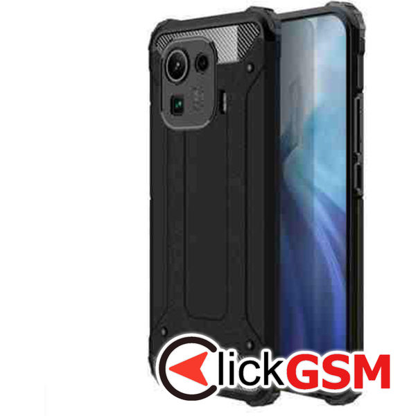 Accesoriu Husa Hybrid Armor Negru Xiaomi Mi 11 Pro