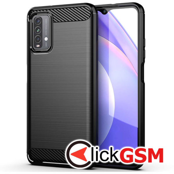 Accesoriu Carbon Silicone Xiaomi Redmi 9T