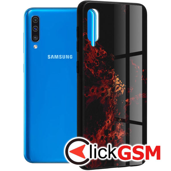 Accesoriu Husa Glaze Rosu Samsung Galaxy A50