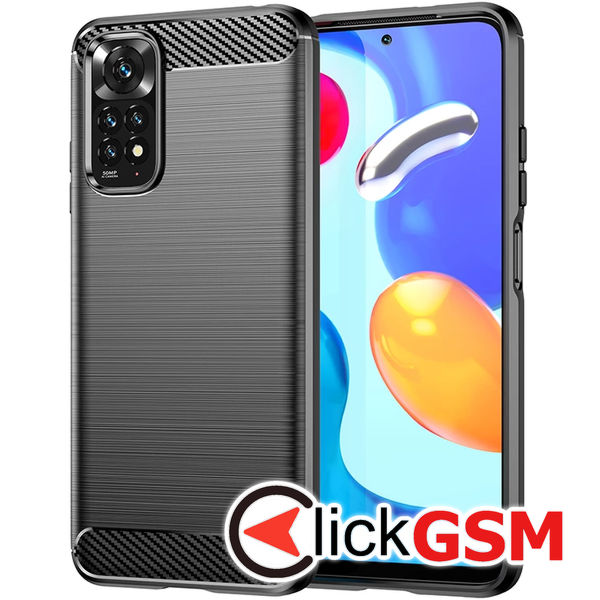 Accesoriu Carbon Silicone Xiaomi Redmi Note 11S