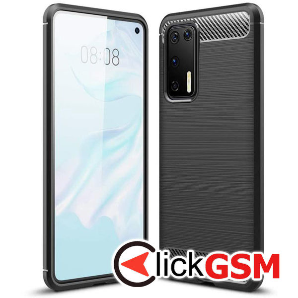 Accesoriu Carbon Silicone Huawei P40 Pro