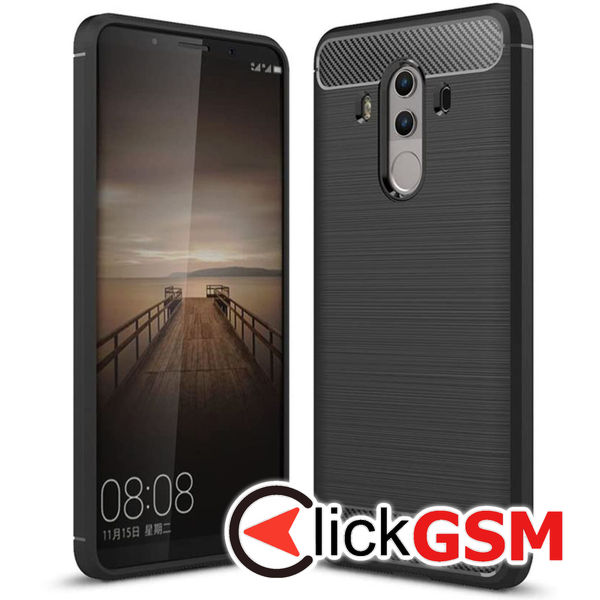 Accesoriu Carbon Silicone Huawei Mate 10 Pro