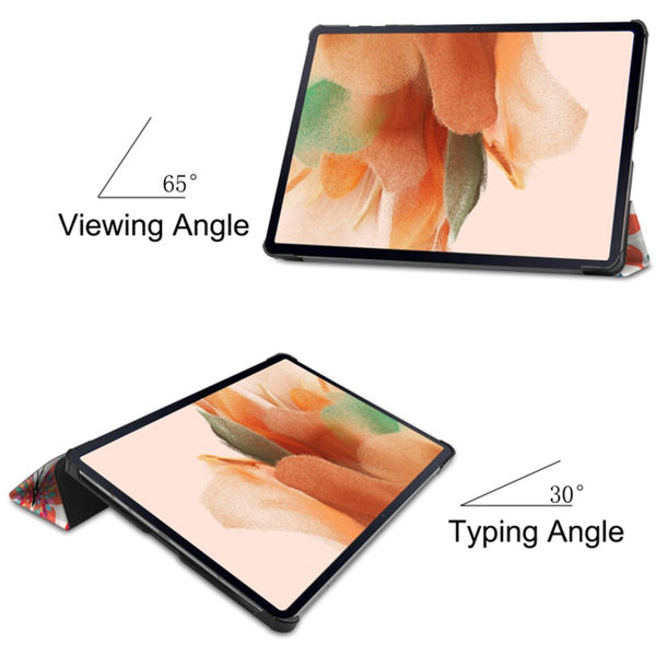 Techsuit - FoldPro - Samsung Galaxy Tab S7 Plus / S8 Plus / S7 FE - Butterfly