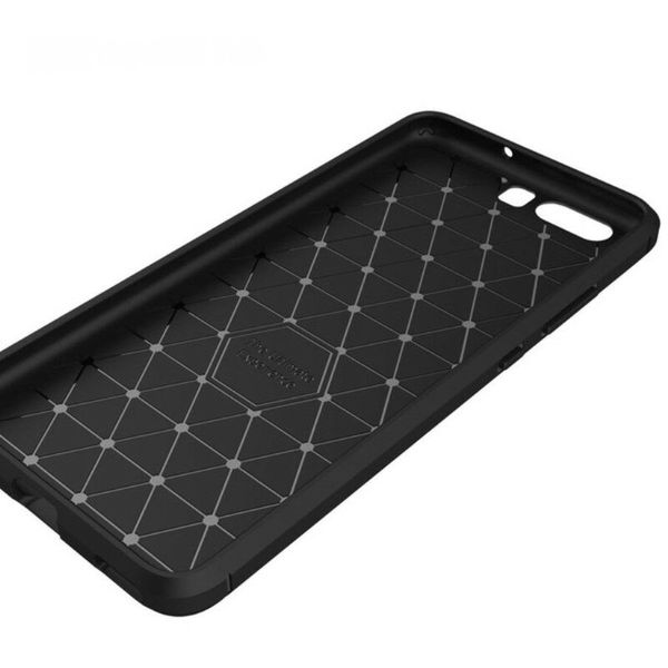 Techsuit - Carbon Silicone - Huawei P10 Plus - Black