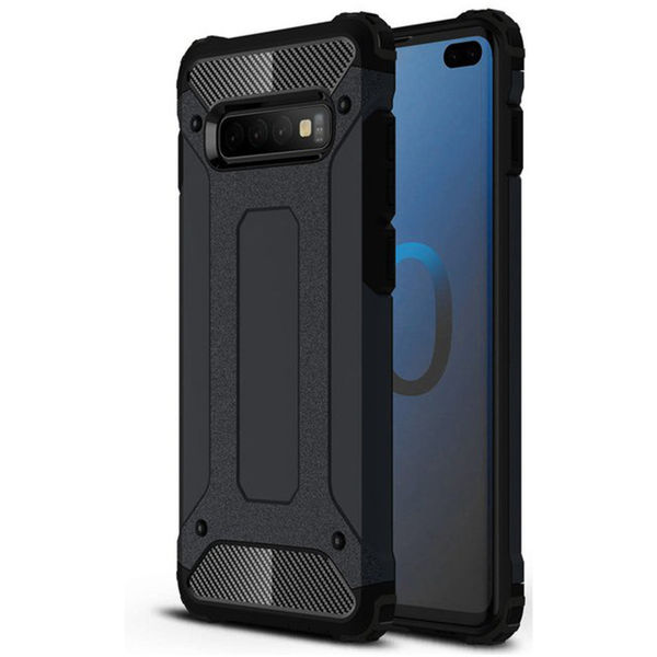 Techsuit - Hybrid Armor - Samsung Galaxy S10 - Black