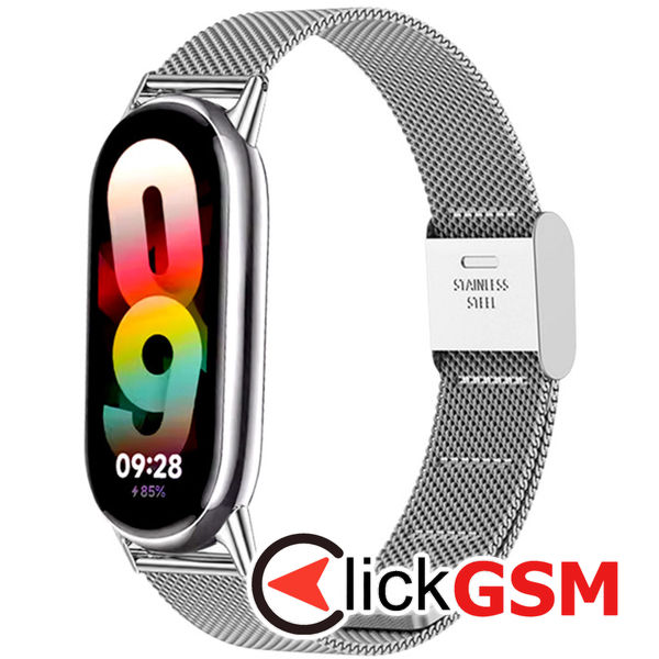 Curea Smartwatch argintiu Xiaomi Band 8 gec