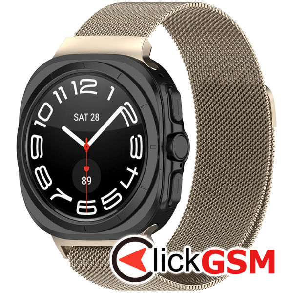 Curea Smartwatch crem Samsung Galaxy Watch Ultra fn2