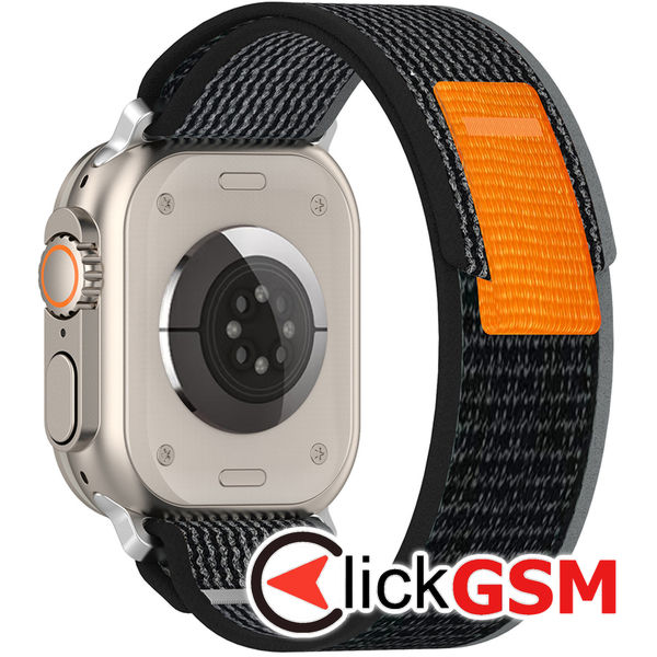 Curea Smartwatch negru Apple Watch 8mo