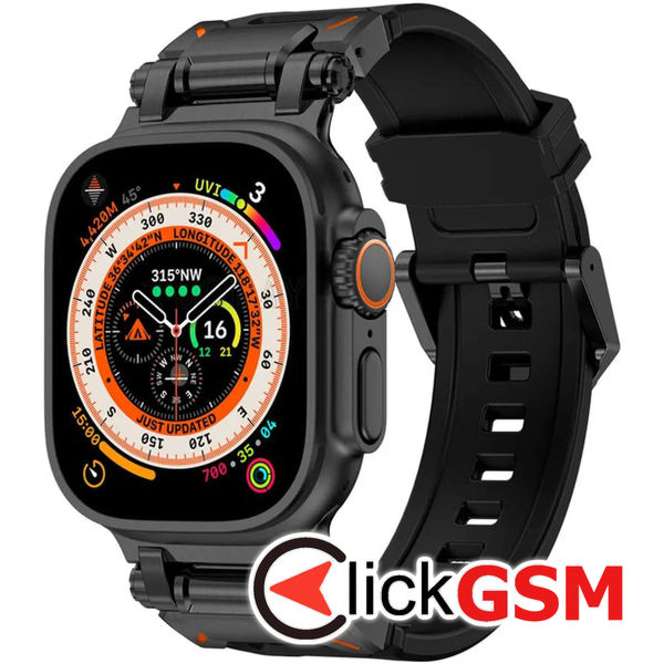 Curea Smartwatch negru Apple Watch fxj