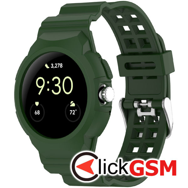 Curea Smartwatch verde Google Pixel watch 3 41mm h2f