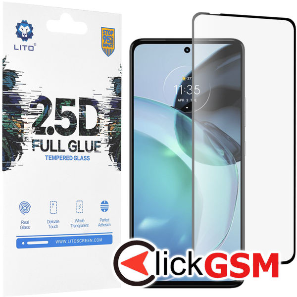 Accesoriu Folie Full Glue Negru Motorola Moto G72