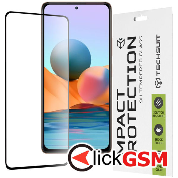 Folie Securizata negru Xiaomi Redmi Note 10 Pro 7v7