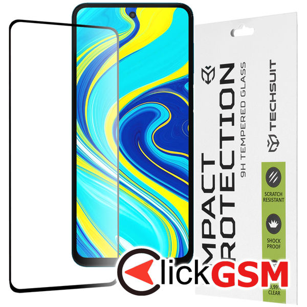 Folie Securizata negru Xiaomi Redmi Note 9S 80b