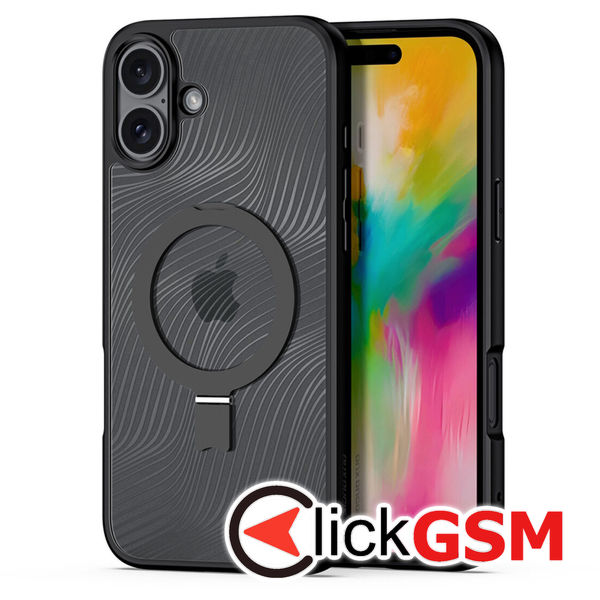 Husa Aimo negru Apple iPhone 16 Plus eym