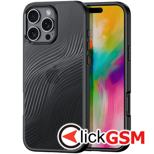 Husa Aimo negru Apple iPhone 16 Pro eae