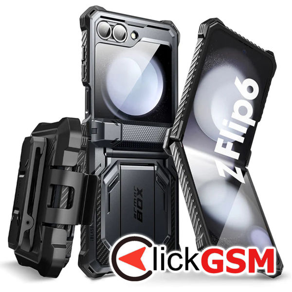 Husa Armorbox negru Samsung Galaxy Z Flip6 fu1