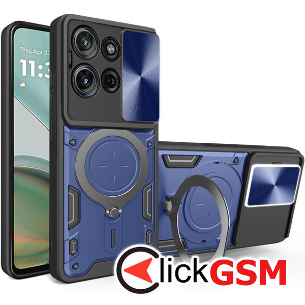 Accesoriu Husa CamGuard Albastru Motorola Moto G75