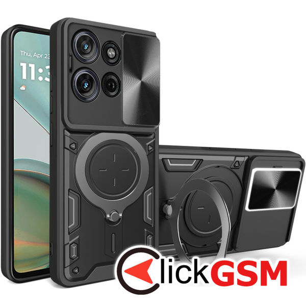 Accesoriu Husa CamGuard Negru Motorola Moto G75