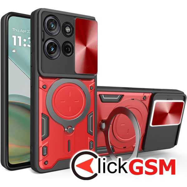 Accesoriu Husa CamGuard Rosu Motorola Moto G75