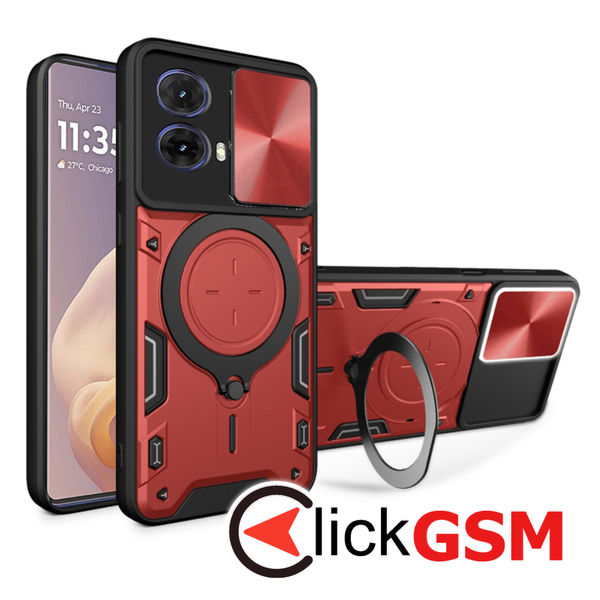 Accesoriu Husa CamGuard Rosu Motorola Moto G85