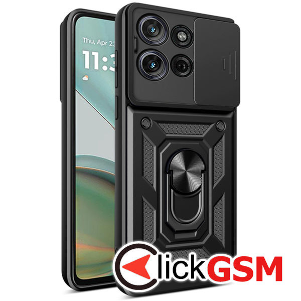 Husa CamShield negru Motorola Moto G75 dwk