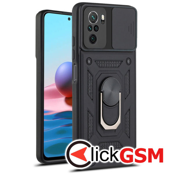 Husa CamShield negru Xiaomi Redmi Note 10 4G ixb