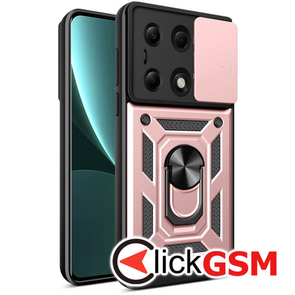 Husa CamShield roz Xiaomi Redmi Note 13 Pro 4G ah3