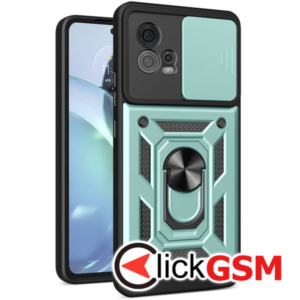 Husa CamShield verde Motorola Moto G72 adq