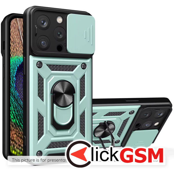 Husa CamShield verde Oppo A40 4G h8t