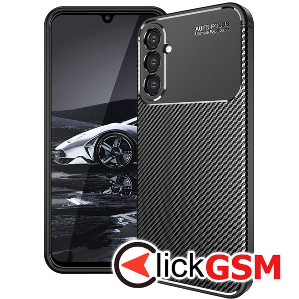 Husa Carbon Fiber negru Samsung Galaxy A14 5G bh6