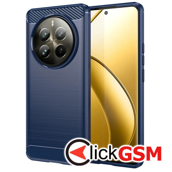 Husa Carbon Silicone Realme 12 Pro