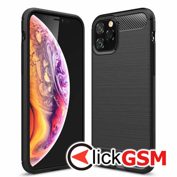 Husa Carbon Silicone Apple iPhone 11 Pro Max