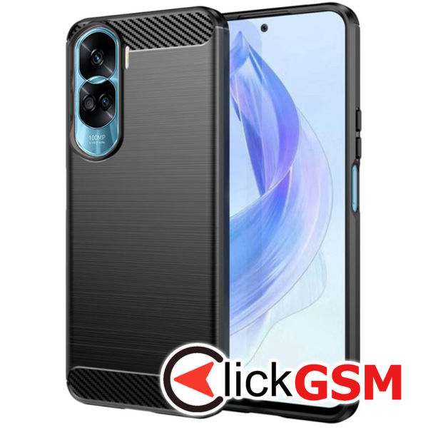 Husa Carbon Silicone Honor 90 Lite