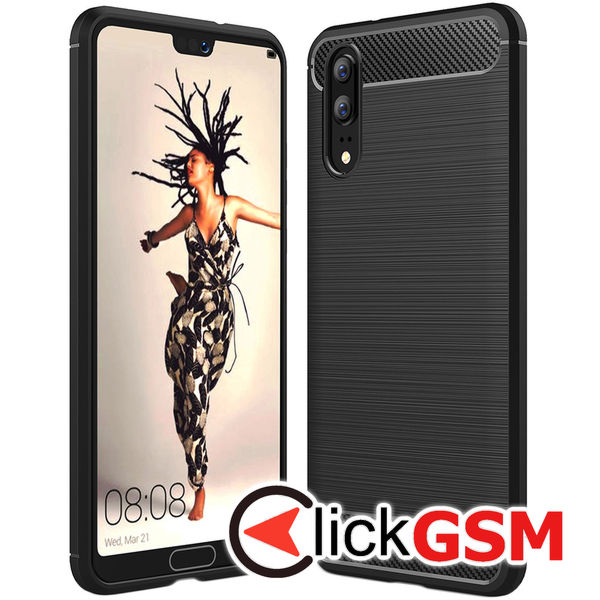 Husa Carbon Silicone Huawei P20