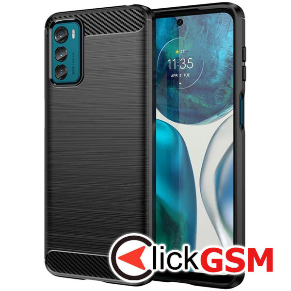 Husa Carbon Silicone Motorola Moto G42