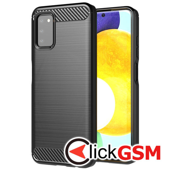 Husa Carbon Silicone Samsung Galaxy A03s