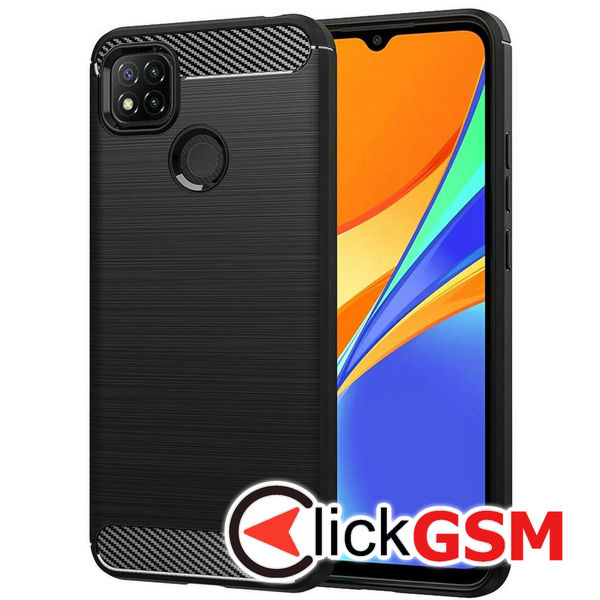 Husa Carbon Silicone Xiaomi Redmi 9C