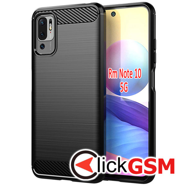 Husa Carbon Silicone Xiaomi Redmi Note 10 5G