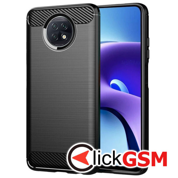 Husa Carbon Silicone Xiaomi Redmi Note 9T 5G