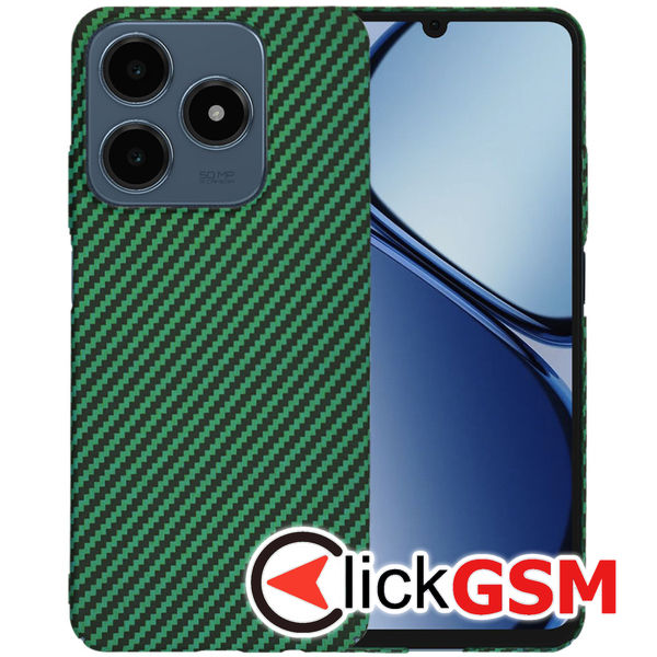 Husa Carbonite verde Realme C63 gmw