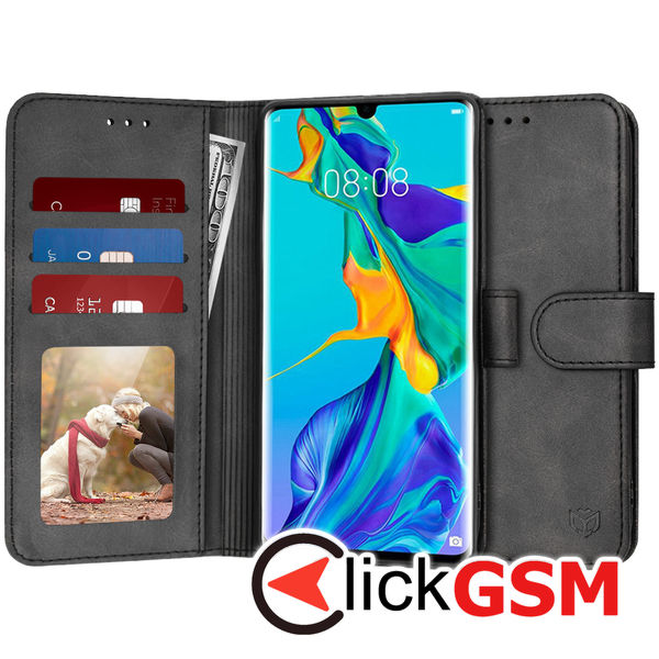 Husa Carte negru Huawei P30 Pro 94n