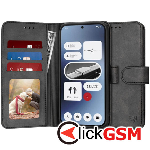 Husa Carte negru Nothing Phone 2a cg2