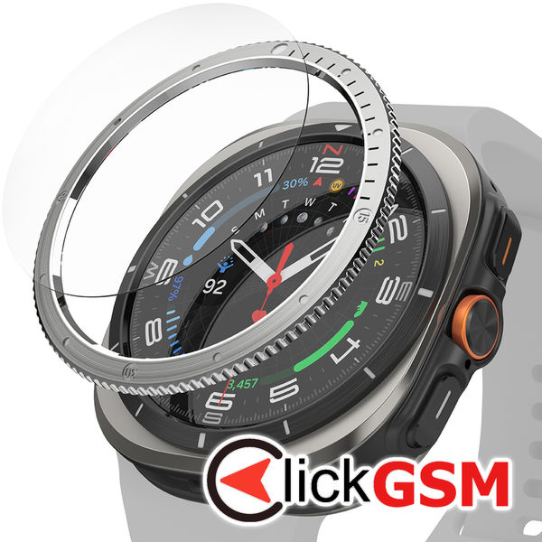 Accesoriu Husa Ceas Argintiu Samsung Galaxy Watch Ultra 47mm