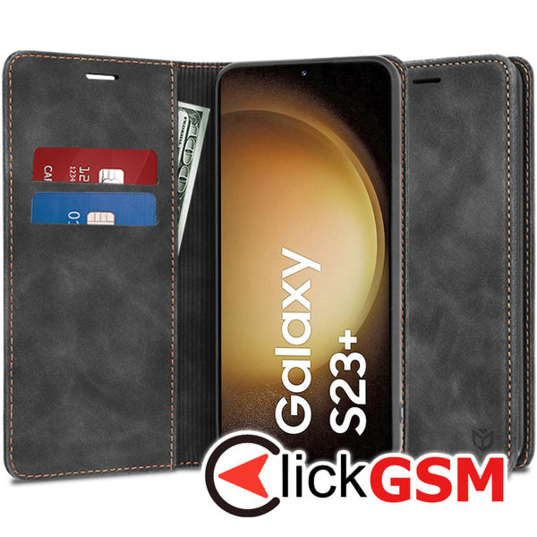 Husa Confy negru Samsung Galaxy S23+ 9ai