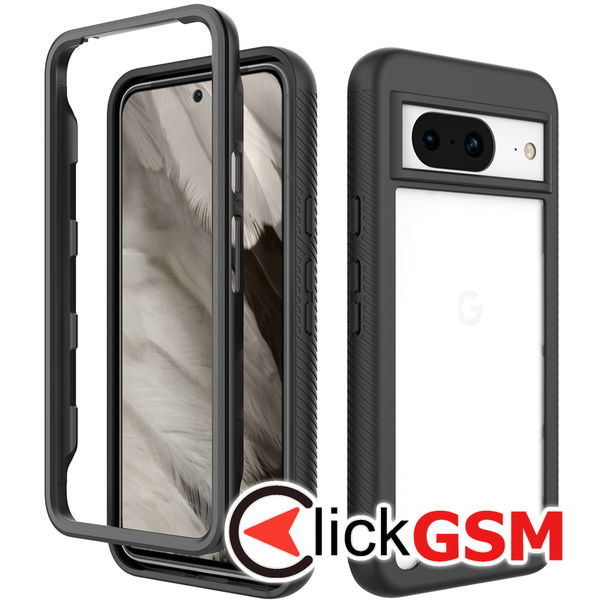 Husa Defense 360 negru Google Pixel 8 41k