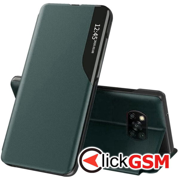 Accesoriu Husa EFold Verde Xiaomi POCO X3 Pro